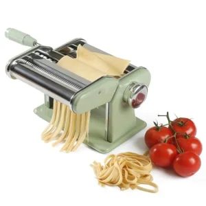 Manual Pasta Maker with Rollers and Cutters