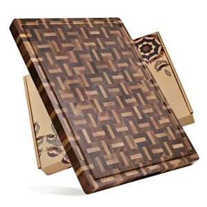 Cutting Board Grain Acacia Wood Mixed With Oak