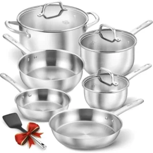 Professional 10 Piece Stainless Cookware